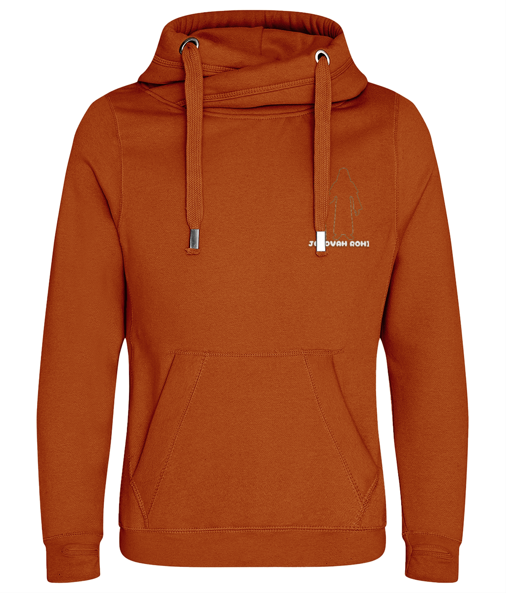 JR (B)  Cross Neck Hoodie