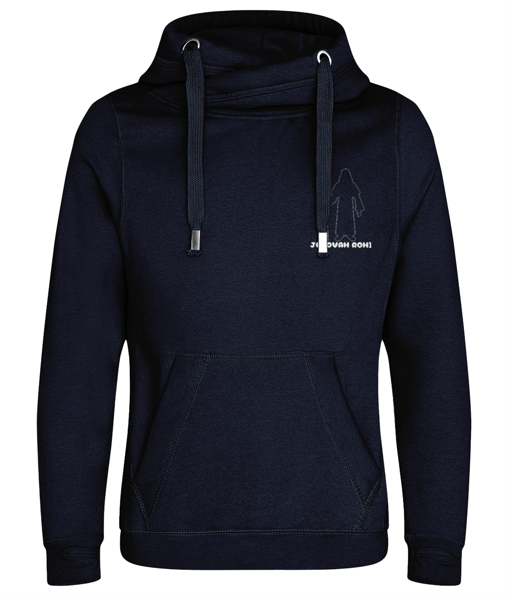 JR (B)  Cross Neck Hoodie